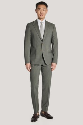 Jack Victor Esprit Sage Green Solid Suit- Never Worn