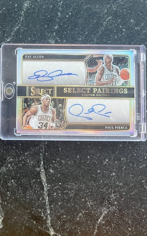 Panini Paul Pierce Basketball Autographed Sports Trading Cards