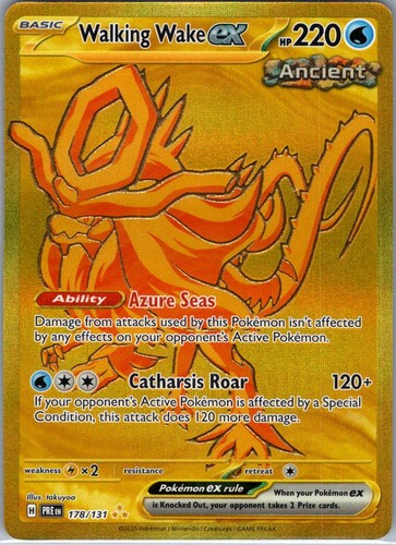Walking Wake ex - 178/131 - SV: Prismatic Evolutions - Hyper Rare - Pokemon - NM