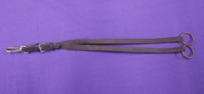 Cob Size Black Leather Martingale Attachment for Horse Tack