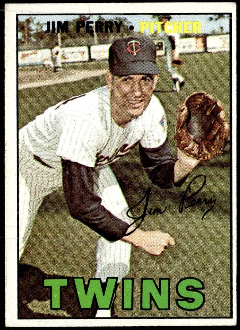 1967 Topps #246 Jim Perry F5