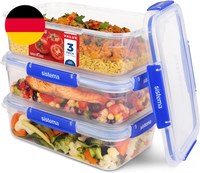 Sistema Klip IT Plus Frischhaltedosen Set | 2,2 L | Auslaufsicherestapelbare Und