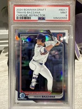 2024 Bowman Draft Travis Bazzana 1st Bowman Refractor PSA 9