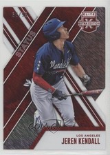 2017 Panini Elite Extra Edition Status Red Die-Cut 37/99 Jeren Kendall #23 8k4