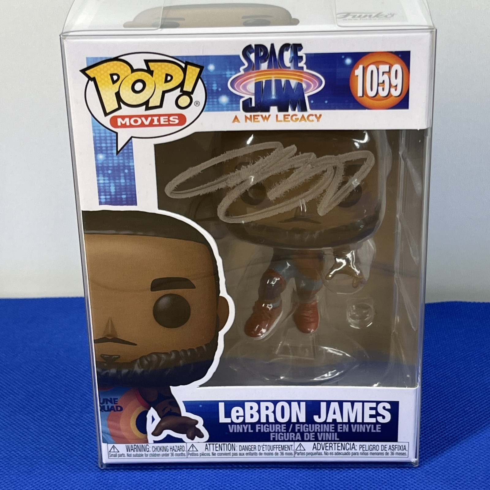 LeBron James Autographed Funko Pop Signed 1059 Space Jam w/COA Holo