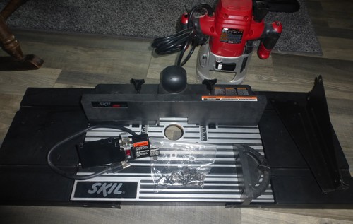 Skill 450 aluminum router table w/ 2-1/4 HP Skill 1825 router