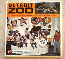 Detroit Zoo Michigan GAF View-Master Packet B-581 3 Reels with Booklet