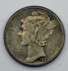 1929 S Mercury Dime 90% Silver San Francisco Mint VF Very Fine