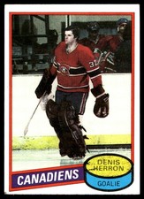 1980-81 Topps Denis Herron Montreal Canadiens #130