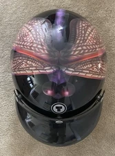 Dragonfly TORC T-50 Motorcycle Helmet, DOT Black, Size Medium, Open Face