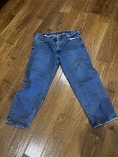 Levis 550 Jeans Mens 40X30 Blue Relaxed Fit Straight Leg READ