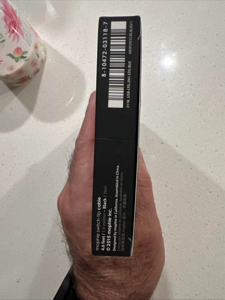 Mophie Switch-Tip - Kit de cable de carga / datos - 4 pies - negro - para Apple Foto 3 de 4