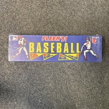 1991 Fleer Baseball Factory Sealed Box - 720 Cards - Pro Set Stickers