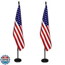 IN WHICH BAY Indoor Flagpole with Base,Telescoping Flag Pole 6FT-8FT, Flagpol