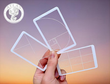 Golden Ratio, Fibonacci Rule of Thirds Composition Tool Credit Card-Sized View