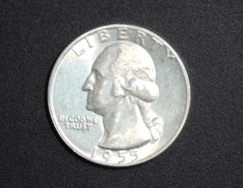 1955 BU Silver Washington Quarter