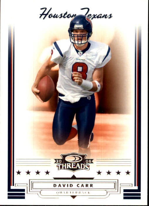 2006 Donruss Threads #47 David Carr - FB