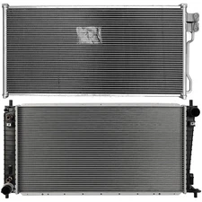 Radiator & AC Condenser Cooling Kit For 2002 Lincoln Navigator Ford Expedition