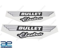 Passt FüR Royal Enfield Bullet Electra Logo Aufkleber Decals Paar Gec