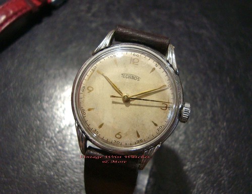 Orologio TECHNOS - 17Jewel - 50's - Good Condition - Vintage Watch | eBay