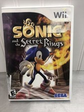 Sonic and the Secret Rings (Nintendo Wii, 2007) CIB Complete in Box with Manual