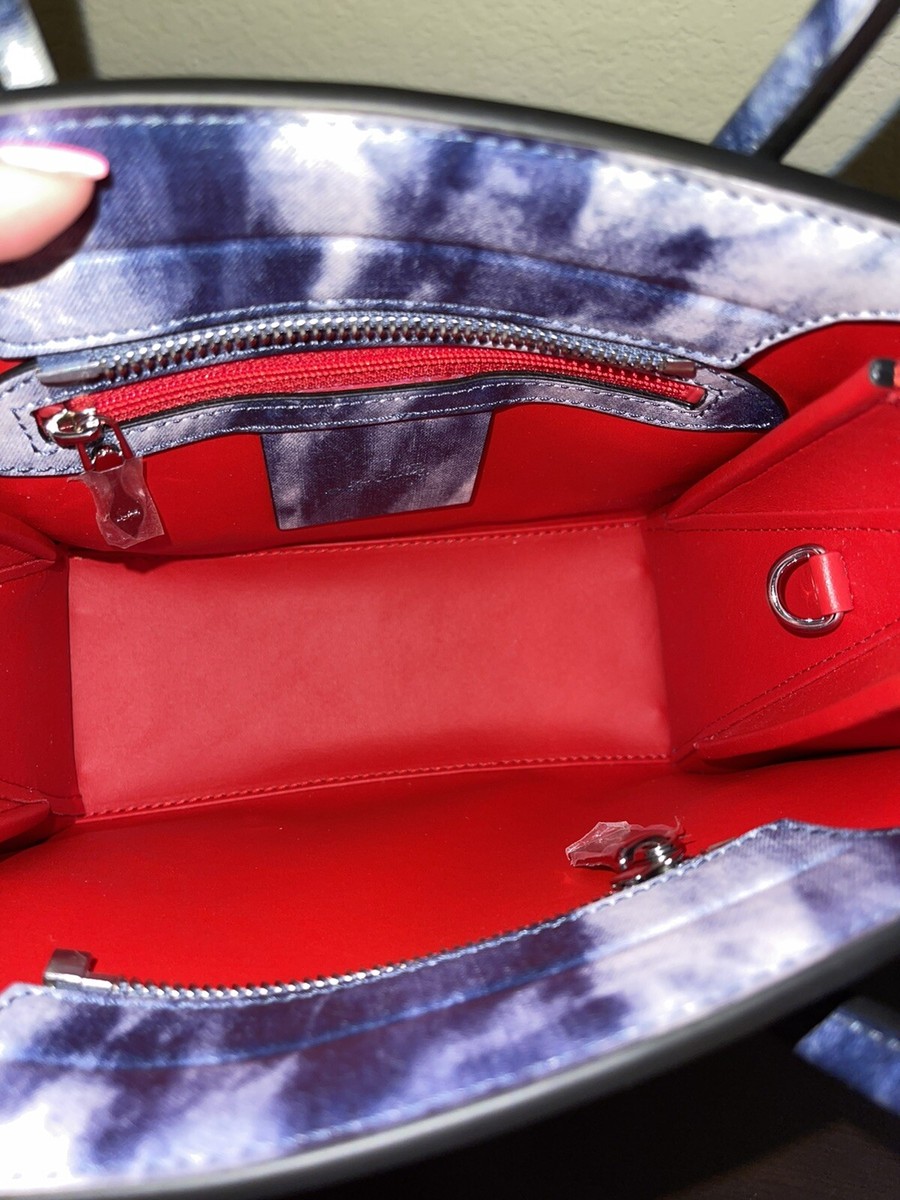 Christian Louboutin Mini Paloma Punk Studded Tote Blue Denim