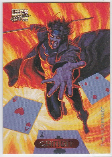 Gambit #41 Marvel 1994 Masterpieces trading card — raw and PSA graded price guide