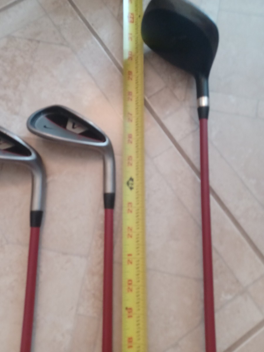 Tiger Woods TW Nike Junior JR RH Golf Set Bag 3 Clubs With