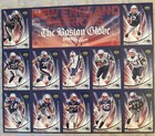 2006 Upper Deck Patriots Set of 36 Players on 3 perforated sheets Boston Globe 