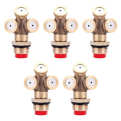 5 Pcs Spray Nozzle Mister Heads Greenhouse Misting Nozzles