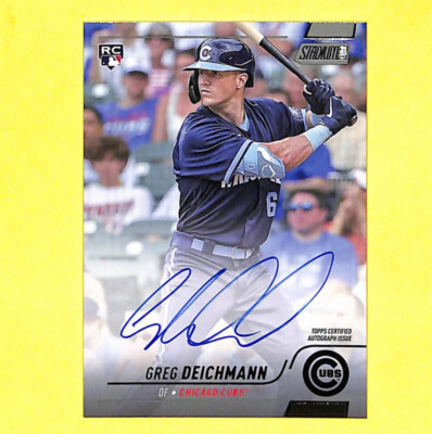 2022 Topps Stadium Club Greg Deichmann Auto Autograph Rookie Card Cubs 