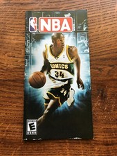 NBA Playstation Portable Sony PSP Manual Only
