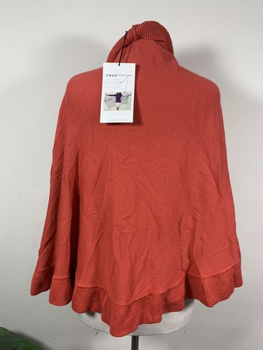 S’ HUG Womens Red Secret Seamless Sleeved Scarf - Picture 4 of 8