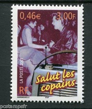 FRANCE 2001, timbre 3375 Communication La radio, SALUT LES COPAINS, neuf**