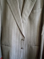 principe by Marzotto men  s 2pc suit charcoal with pinstrips Sz 42