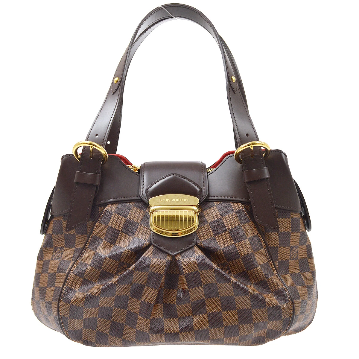 LOUIS VUITTON SISTINA PM HAND BAG FL4019 PURSE DAMIER EBENE N41542 AUTH  61425