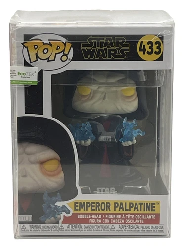 Star Wars Funko Pop Bobble-Head Emperor Palpatine With Free Eco Tek Protector