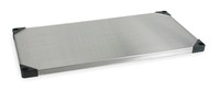 Metro 48 X 18 Stainless Steel Solid Shelf With 800 Lb. Capacity, Silver - Metro 48 X 18 Stainless Steel Solid Shelf With 800 Lb. Capacity, Silver -