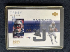 Terry Glenn   Certified Game Used Jersey Card (Inventory #B)