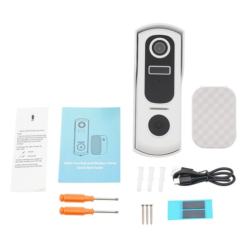 Smart Doorbell with Camera 2K FHD WiFi Doorbell 110?? Wide-Angle IP65 Waterproof - Picture 3 of 24