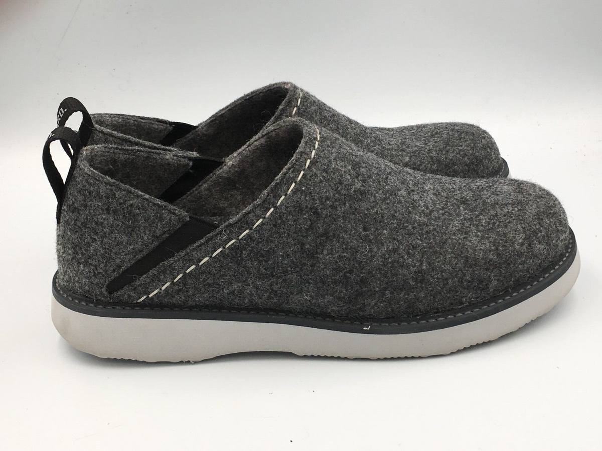 Samuel Hubbard Spring Back Men\'s 8.5 M Gray Slip-On Fleece Graphite Pet Shoe Samuel Hubbard Frequent Traveler Slip-On Dark Choc. Brown  main image 4