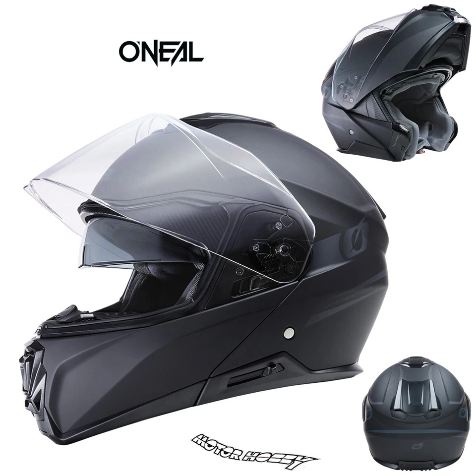 CASCO MODULAR O'NEAL STRADALE ABRIBLE ONEAL M-SRS SOLID V.22 NEGRO - Imagen 1 de 1