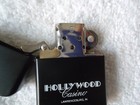 " NWOT " Hollywood Casino Promotional Black Touchlite Lighter In Metal Case — photo 7