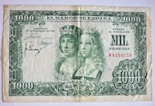 Spain, 1000 Pesetas 1957 (Art.20614)