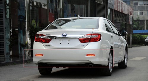 Red Lens Bumper Reflector Bright LED Brake Tail Light For Lexus Toyota ISF GX RX - Picture 11 of 12