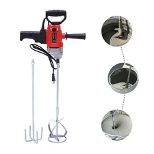 2400W 1200rpm Corded Electric Drill Mixer Concrete Mud Drill Mixing Tool Machine