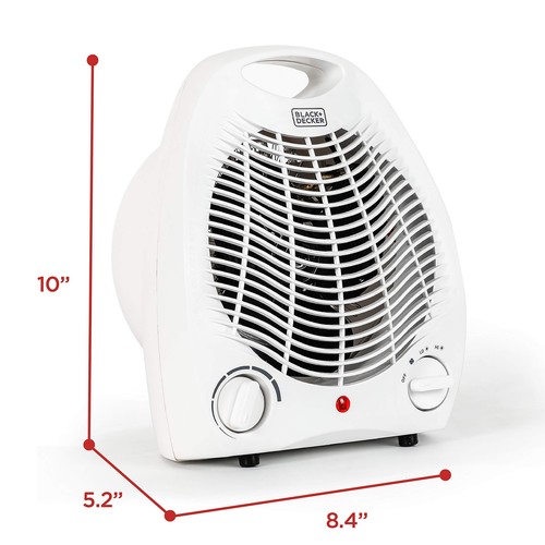 BLACK+DECKER Space Heater, for Office Desk, Home Office & Portable Desk, - Picture 7 of 7