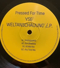 YSE ‎– WELTANSCHAUUNG EP (12" Vinyl) **Brand New/Unplayed Stock**