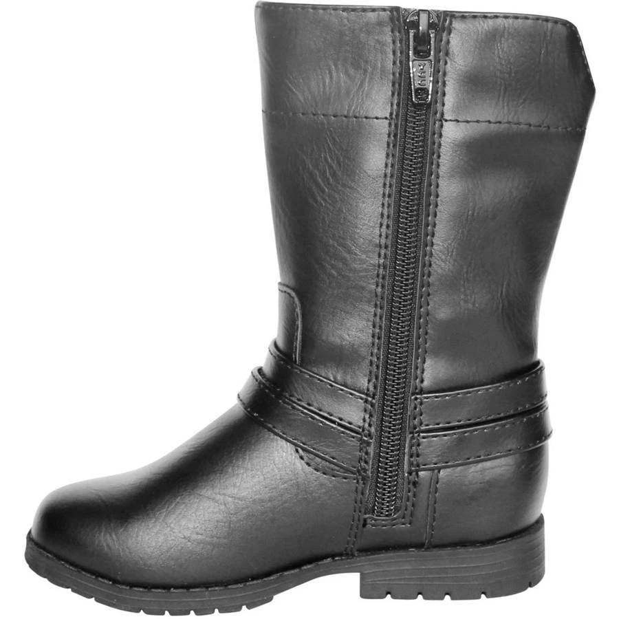 Botas/zapatos informales de vaquero de montar negros Faded Glory para niñas pequeñas: 7-11 Foto 3 de 4