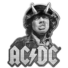 Image of AC/DC Angus 'Devil' shaped Metal Pin Badge. Officially licensed product